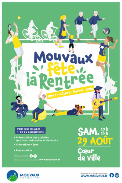Mouvaux fête la rentrée, samedi 29 août 2026, place du Cœur de Ville